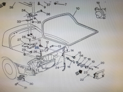 Motor Heckklappe - Actuator Liftgate  Camaro + Firebird 93-02